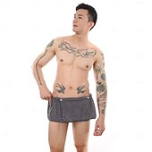 economico Asciugamani-pantaloncini da uomo, pantaloni assorbenti e indossabili per la casa, gonna da bagno sexy da spiaggia, fibra ultrafine antiriflesso
