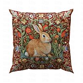 baratos estilo animal-1 pçs Veludo Cobertura de Almofada, Floral Animal Rústico Casual Quadrada Zíper Tradicional Clássico