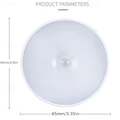 economico Luci paesaggistiche-Luci da esterni con sensore di movimento luci notturne ricaricabili tramite USB luci da esterni a led luci notturne a led per corridoi armadi armadi scale camere da letto cucine e cortili 1/3 pezzi