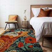 levne Koberce na plochu-inspirovaný william morris fox area kobereček kuchyňská podložka neklouzavá olejivzdorná podlahová podložka obývací pokoj koberec vnitřní venkovní podložka dekorace ložnice koupelna podložka vchod