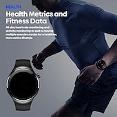 tanie Zegarki inteligentne-696 ThorUltra4 Inteligentny zegarek 1.43 in Smart Watch Phone 4G LTE Bluetooth Krokomierz Powiadamianie o połączeniu telefonicznym Pulsometry Kompatybilny z Android iOS Męskie GPS Odbieranie bez