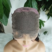economico Parrucche lace 360-Parrucche per capelli umani anteriori in pizzo trasparente 360 HD parrucca frontale in pizzo a onda profonda parrucca frontale in pizzo trasparente HD per donna