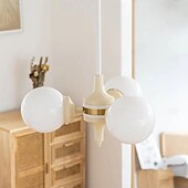 cheap Cluster Design-LED Pendant Light 3/5/8-Light Warm Light Color  3 Light Color Globe Design Classic Style Traditional Style Dining Room Bedroom Pendant Lamps 110-240V