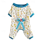 billiga Pyjamas-Hund Katt Pyjamas söt stil Ledigt Vinter Andningsfunktion Mjuk Tvättbar Bekväm Utomhus Ledigt / vardag Hundkläder for Bichon Frisé Pommeran valpen eller det lilla husdjuret Fjäril Small