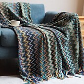 billiga Filtar och plädar-boho säng rutig filt geometri aztec baja filtar etnisk sofföverdrag underöverdrag dekor vägghängande gobeläng matta cobertor