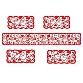 זול Placemats &amp; תחתיות וטריב-יום האהבה רץ שולחן קופידון לב אדום דגל שולחן 13x72in מפית שולחן חדשה בפס ארוך