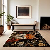 preiswerte Wohn- und Schlafzimmerteppiche-Inspirierter William Morris-Bereichsteppich, Küchenmatte, rutschfeste, ölbeständige Bodenmatte, Wohnzimmerteppich, Innen- und Außenmatte, Schlafzimmerdekoration, Badezimmermatte, Eingangsbereich,