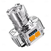 cheap Camping Lights-Zoomable 3-in-1 Head Light Induction Flashlight,  Super Bright Headlamp with 800mAh Rechargeable Battery Powered for Outdoor Camping Use