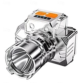 cheap Camping Lights-Zoomable 3-in-1 Head Light Induction Flashlight,  Super Bright Headlamp with 800mAh Rechargeable Battery Powered for Outdoor Camping Use
