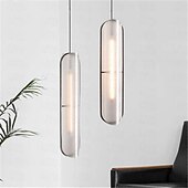 economico Design della linea-lampada a sospensione a led 1 luce 12 cm forme geometriche lampada a sospensione in metallo isola luce moderna stile nordico camera da letto sala da pranzo arredamento illuminazione sospensione
