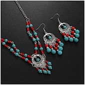 tanie Akcesoria i więcej-Naszyjniki Kolczyki Naszyjniki Nausznice Retro / vintage Artystyczny Boho Stop Na Cosplay Damskie Biżuteria kostiumowa Modna biżuteria