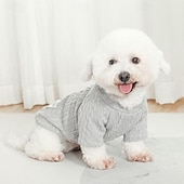 economico Maglioni-Cane Gatto Maglione Moda Carino Inverno Caldo Morbido Lavabile Confortevole All&#039;aperto Sportivo Abbigliamento per Cani for Bichon Frisé Barboncino Volpino di Pomerania Cucciolo Papillon