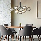 preiswerte Sputnik-Design-9-Licht 110 cm Laterne Desgin Insel Design Pendelleuchten Kupfer Glas Künsterlischer Stil Stilvoll Messing Modern Nordischer Stil 110-120V 220-240V