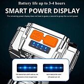 cheap Camping Lights-Zoomable 3-in-1 Head Light Induction Flashlight,  Super Bright Headlamp with 800mAh Rechargeable Battery Powered for Outdoor Camping Use