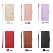 お買い得  iPhone用ケース-電話 ケース 用途 iPhone 16 iPhone 15 Pro Max iPhone 14 13 12 11 Pro Max Mini SE X XR XS Max 8 7 Plus ウォレットカードケース ミラー ジッパ－ 全身保護 幾何学模様 TPU PUレザー
