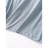 billiga Sovkläder till damer-kvinnors pyjamasset brev mode komfort hem daglig säng bomull andas rund hals långärmad t-shirt t-shirt byxa bröstkuddar sommar vår hem outfits