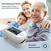 abordables Protections personnelles-Moniteur numérique de fréquence cardiaque du bout des doigts, pléthysmographe du pouls du bout des doigts et indice de perfusion, idéal pour un usage domestique et les amateurs de sport.