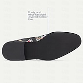 preiswerte Loafer aus hochwertigem Leder-Herren Loafer &amp; Slip On Formelle Schuhe Abendschuhe Leder Italienisches Vollnarbenleder Bequem Rutschfest Slipper Schwarz