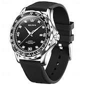 abordables Montres à quartz-Montre homme OLEVS à quartz minimaliste mode décontractée lumineuse calendrier étanche en acier