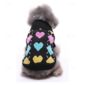 halpa Neulepuserot-Koirat Kissat Neulepaidat Jumpperi söpö tyyli Vapaa-aika Talvi Hengittävä Pehmeä Pestävä Mukava ulko- Rento / arki Koiran vaatteet for Bichon Frise Pomeranian Pienelle lemmikille papillon Small