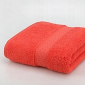 cheap Towel Sets-Large Bath Towel 140x70cm Hotel 100% Cotton Bath Towels Quick Dry, Super Absorbent Light Weight Soft Multi Colors Star Rated Hotel Company Gifts, Textiles