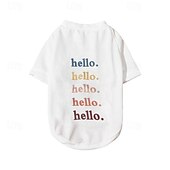 billiga Kylväst och skjorta-Hund Katt T-shirt söt stil Ledigt Vinter Andningsfunktion Mjuk Tvättbar Bekväm Utomhus Ledigt / vardag Hundkläder for Bichon Frisé Pommeran valpen eller det lilla husdjuret Fjäril Small