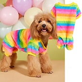 preiswerte Overall-Hund Katze Overall Niedlich Lässig Winter Atmungsaktiv Weich Waschbar Bequem Outdoor Alltagstauglich Hundebekleidung for Bichon Frise Zwergspitz Baby Haustier Papillon Klein