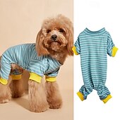 お買い得  パジャマ-犬用 猫用 パジャマ ベーシック カジュアル 高通気性 ソフト 洗濯可 快適 アウトドア カジュアル／普段着 犬服 for ビジョンフリーゼ ポメラニアン 赤ちゃんサイズ パピヨン Small