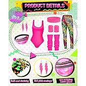 ieftine îmbrăcăminte-Retro / vintage Roz Aprins Ținute Costume de fancy Pentru femei Costum de carnaval Halloween Carnaval Mascaradă Petrecere / Seara Petrecerea Burlăcițelor Parada Mândriei Adulți Leotard / Onesie