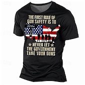 abordables T-shirt patriotique pour vétérans-Jour des anciens combattants T-shirt homme Patriote Patriotique Vétéran Drapeau américain Soldat T-shirt à manches courtes T-shirt Impression 3D Col rond Chemise Quotidienne Décontractée Rue Style