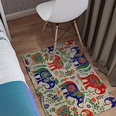 billiga mattor för vardagsrum och sovrum-quiltning konst prickar område matta kök matta halkfri oljesäker golvmatta vardagsrum matta inomhus utomhus matta sovrum dekor badrum matta entré matta dörr matta