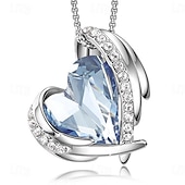ieftine Cadou de Ziua Mamei pentru femei-cadouri de ziua femeii ziua femeii cadouri de ziua mamei pentru fete colier înger roz feminin nișă pandantiv creativ de cristal accesoriu simplu și versatil colier cadouri de ziua mamei pentru mama