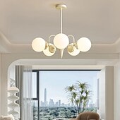 cheap Cluster Design-LED Pendant Light 3/5/8-Light Warm Light Color  3 Light Color Globe Design Classic Style Traditional Style Dining Room Bedroom Pendant Lamps 110-240V