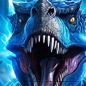 billiga Pojkens 3D-djur-Pojkar 3D Dinosaurie Huvtröja &amp; träningsbyxor Set Långärmad 3d-utskrivning Vår Höst Aktiv Mode Häftig Barn 3-12 år Huva Utomhus Semester Gata Normal