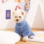 halpa Takit-Koirat Kissat Takit Takki Muoti söpö tyyli Talvi Lämmin Pehmeä Pestävä Mukava ulko- Urheilu Koiran vaatteet for Bichon Frise Villakoira Pomeranian Pienelle lemmikille papillon