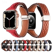 お買い得  Apple Watch Bands-レザーリンク と互換性があります Apple Watch ウォッチバンド 38mm 40mm 41mm 42mm 44mm 45mm 49mm 頑丈 マグネティッククラスプ 贅沢 本革 交換用時計バンド のために iwatch Ultra 2 Series 9 8 7 SE 6 5 4 3 2 1