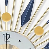 levne kovová dekorace na zeď-velké nástěnné hodiny kovové dekorativní polovina století tiché netikající velké hodiny moderní bytové dekorace do obývacího pokojeložnicejídelna kancelář