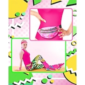 ieftine îmbrăcăminte-Retro / vintage Roz Aprins Ținute Costume de fancy Pentru femei Costum de carnaval Halloween Carnaval Mascaradă Petrecere / Seara Petrecerea Burlăcițelor Parada Mândriei Adulți Leotard / Onesie