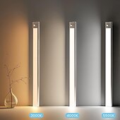 cheap Cabinet Light-Light In The Box Wireless Motion Sensor Under Cabinet Light, Wardrobe Light Color Adjustable Infrared Cat Eye Motion Sensor Kitchen Led Under-Cabinet Lights