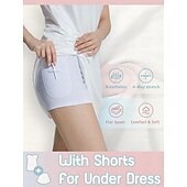 economico Abiti da golf-Per donna Abito da tennis vestito da golf Nero Manica corta Vestiti Abbigliamento da golf da donna Abbigliamento Abiti Abbigliamento