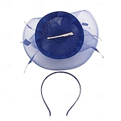 voordelige Fascinators &amp; Hoeden-Elegant Retro vintage Helm Feestkostuum Fascinator-hoed Kostuum Dames Maskerade Vakantie Evenement / Feest Afspraakje Volwassenen Hoed Alle seizoenen