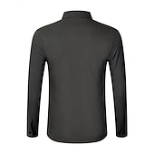 cheap Men's Non Iron Shirts-Men's Dress Shirt Button Up Shirt Plain Wedding Daily Light Blue Black White Pink Long Sleeve Lapel Spring &amp;  Fall Clothing Apparel Collared Shirts