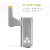 cheap Cabinet Light-10PCS LED Cabinet Light LED Inner Hinge Lamp Closet Light Battery Wireless Lamp Universal Wardrobe Cupboard Sensor Lighting