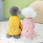 お買い得  ジャンプスーツ-犬用 猫用 ジャンプスーツ ファッション かわいいスタイル 冬 ウォーム ソフト 洗濯可 快適 アウトドア スポーツ 犬服 for ビジョンフリーゼ プードル ポメラニアン 赤ちゃんサイズ パピヨン