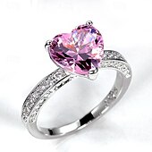 preiswerte Ringe-Ring Hochzeit Klassisch Rosa Kupfer Klassisch Geburtssteine Süß 1 Stück Opal