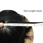 cheap Human Hair Pieces &amp; Toupees-Toupee for Men Human Hair System Replacement Fine Mono Hairpiece Poly Skin Around Durable NPU Monofilament Mens Wig 6X8 7X9 8X10
