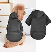 halpa Hupparit-Koirat Kissat Hupparit söpö tyyli Vapaa-aika Talvi Lämmin Hengittävä Pehmeä Pestävä Mukava ulko- Rento / arki Koiran vaatteet for Bichon Frise Pomeranian Pienelle lemmikille papillon Small