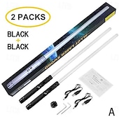 cheap Light Up Toys-Light Up Toys Metal Hilt 3 Sound Modes Rechargeable Force FX Heavy Dueling Light Toys Set Cosplay Children Adults for Hallown for Christmas Gifts