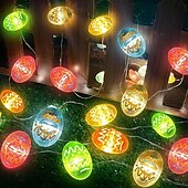billiga Påskljus-påskägg ljusslinga 2m 20leds fairy string lights sovrum vardagsrum fest bröllop gård hem semester fest tillbehör påsk fest dekoration