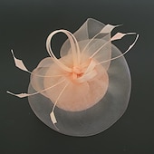 voordelige Fascinators &amp; Hoeden-Elegant Retro vintage Helm Feestkostuum Fascinator-hoed Kostuum Dames Maskerade Vakantie Evenement / Feest Afspraakje Volwassenen Hoed Alle seizoenen